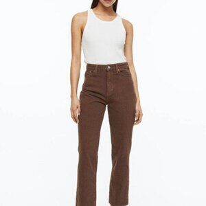 H&M Brown Vintage Mom Jeans Size 2